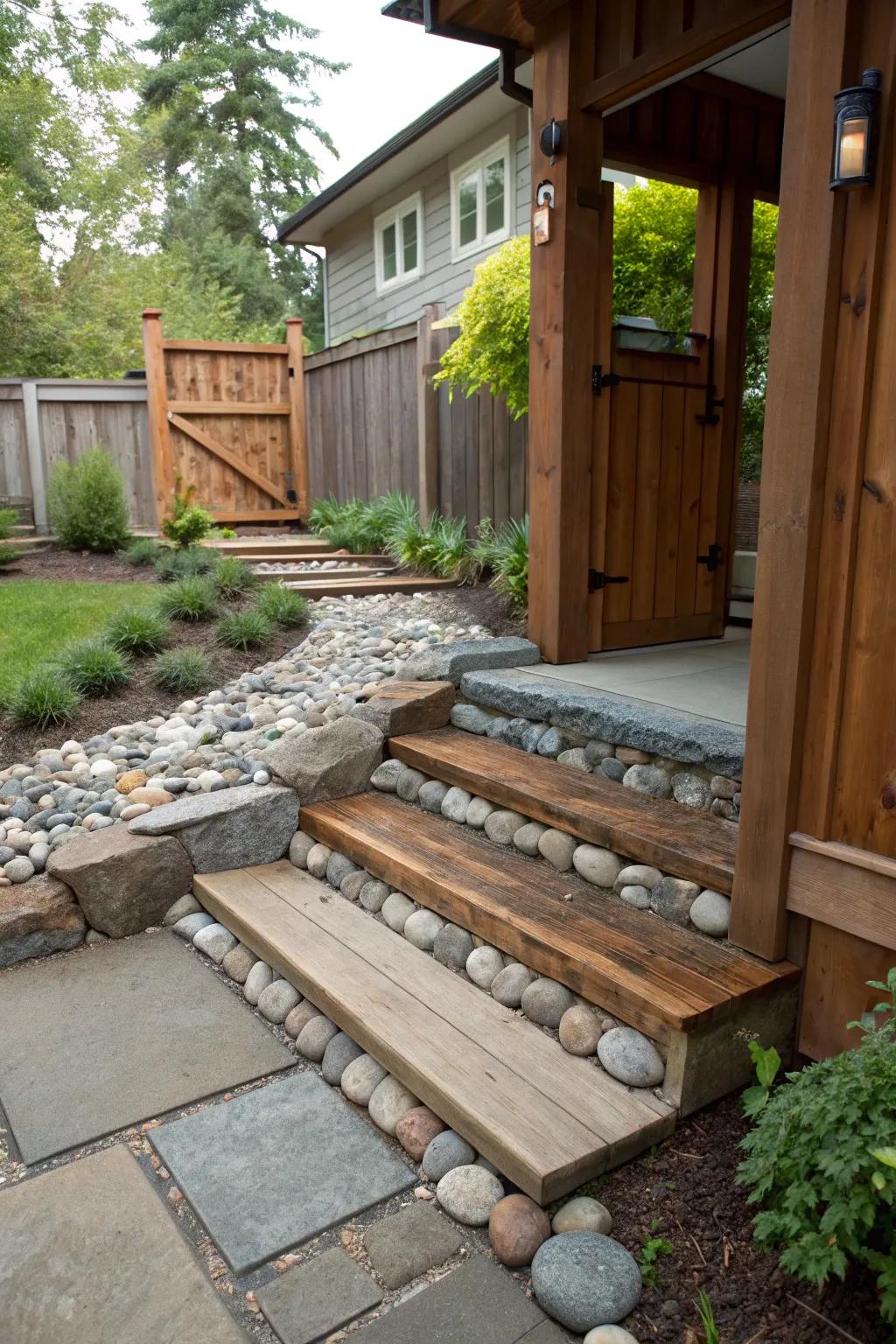 Natural materials bring an organic and serene vibe.