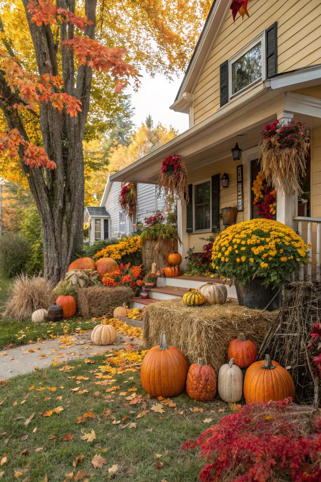 Celebrate the seasons with changing decor.
