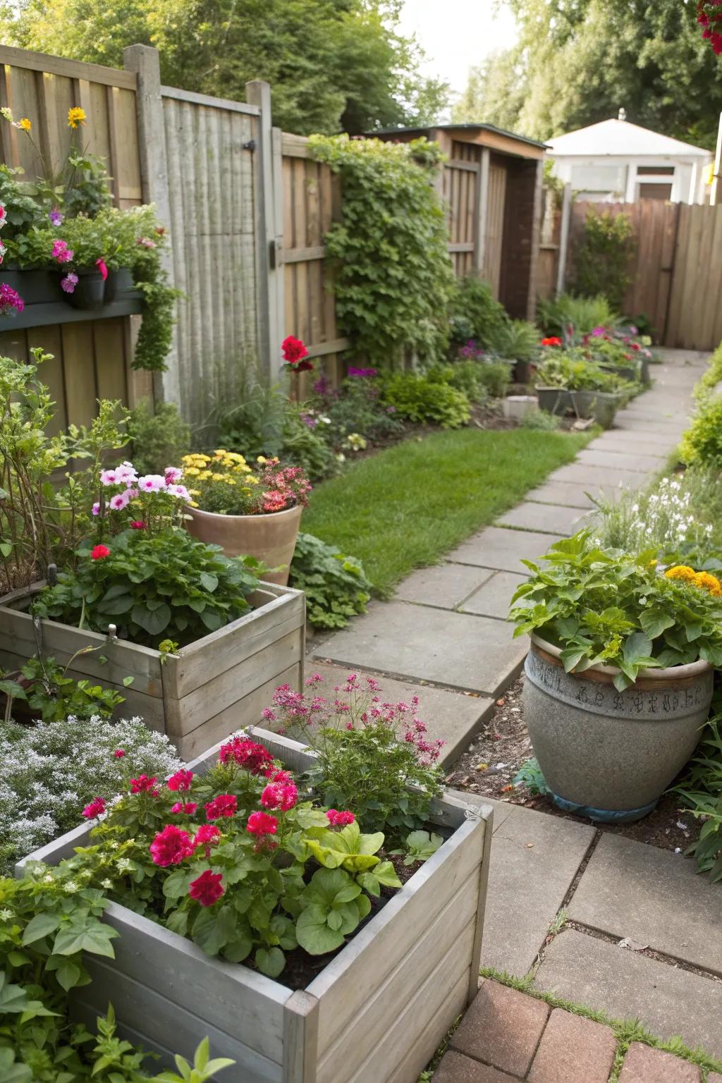 Lightweight planters offer flexibility and versatility for dynamic gardening.