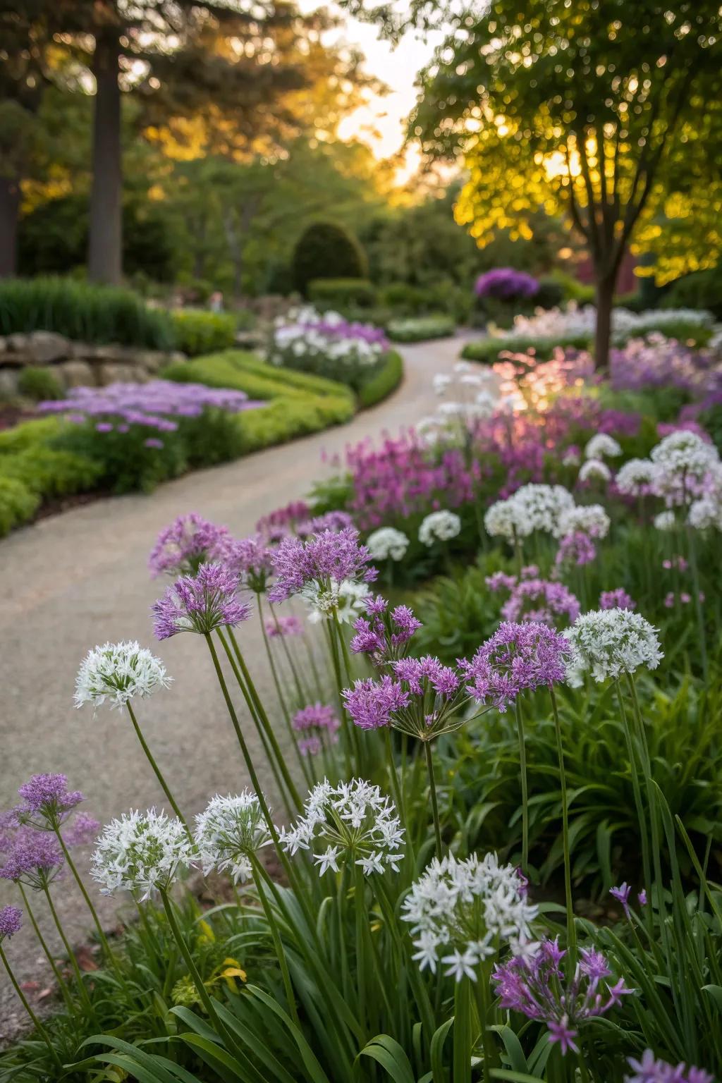 Enjoy a vibrant garden throughout the seasons with society garlic.