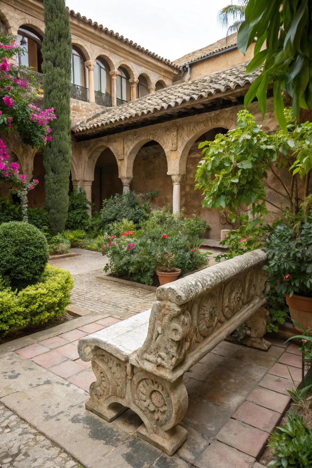 Cantera stone features add elegance and texture.
