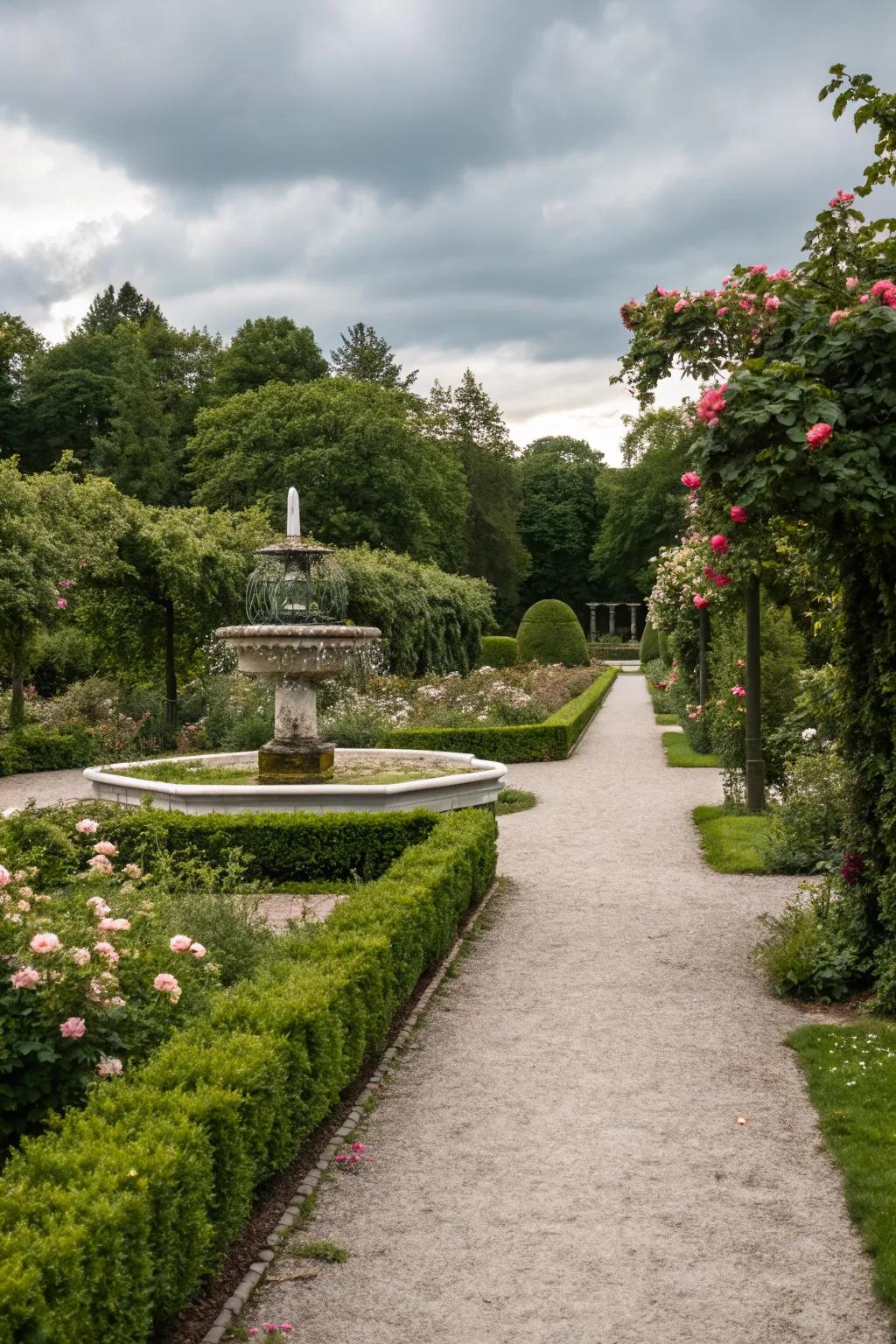 Paths that lead to focal points create dynamic interest.