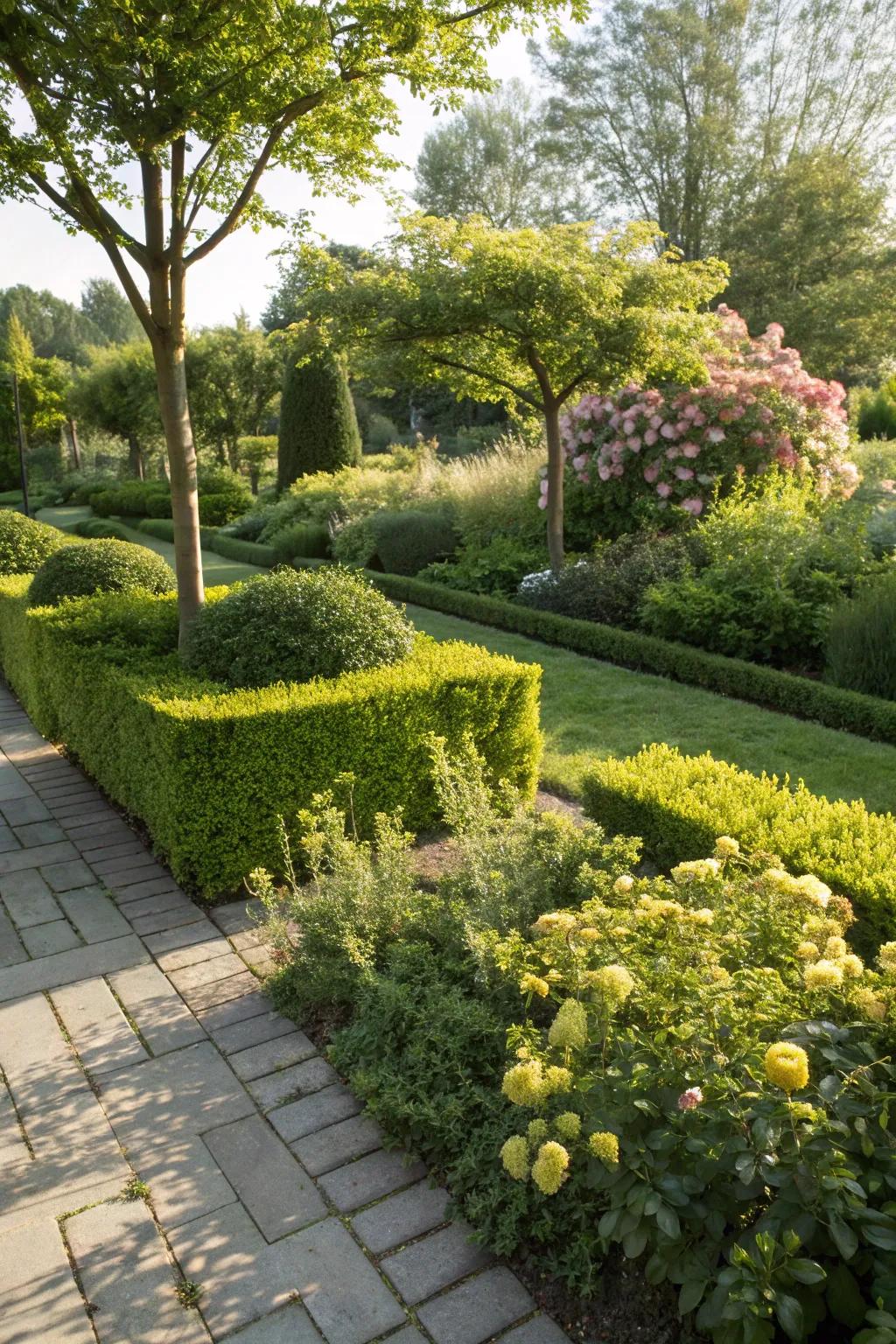 Eco-friendly design with sunshine ligustrum for sustainable beauty.