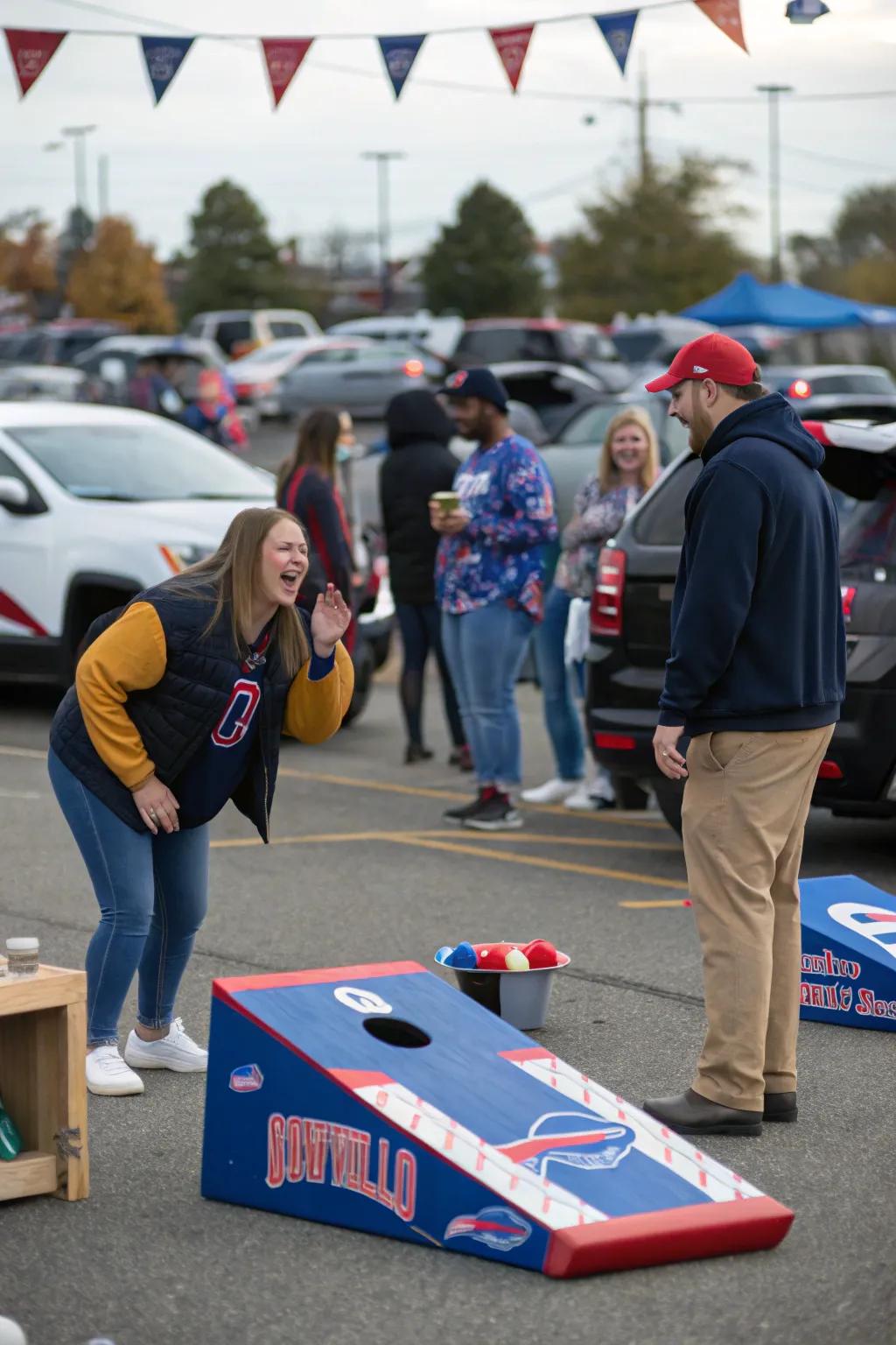Bring the fun with an interactive game zone.