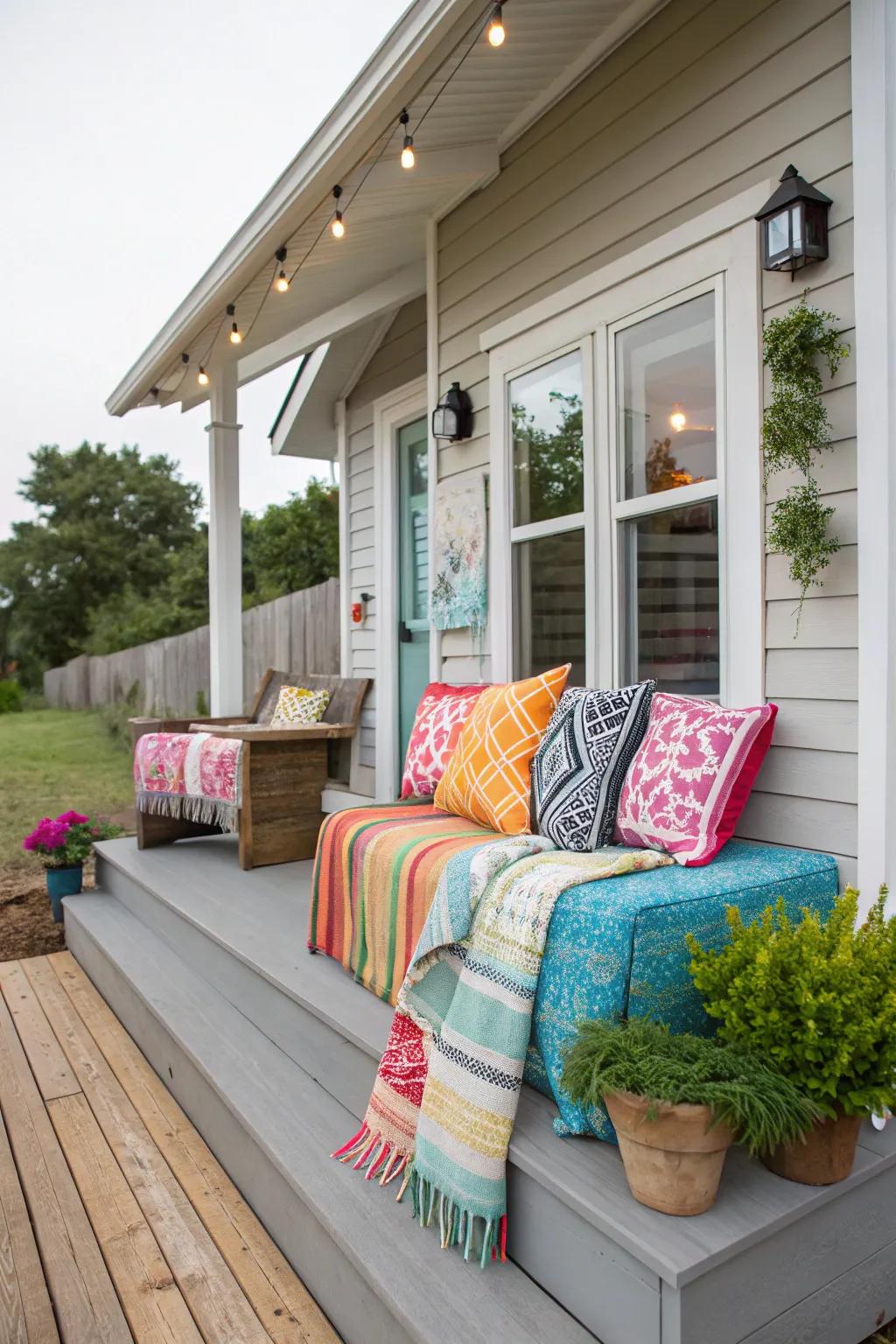 Comfort meets durability with weatherproof textiles.