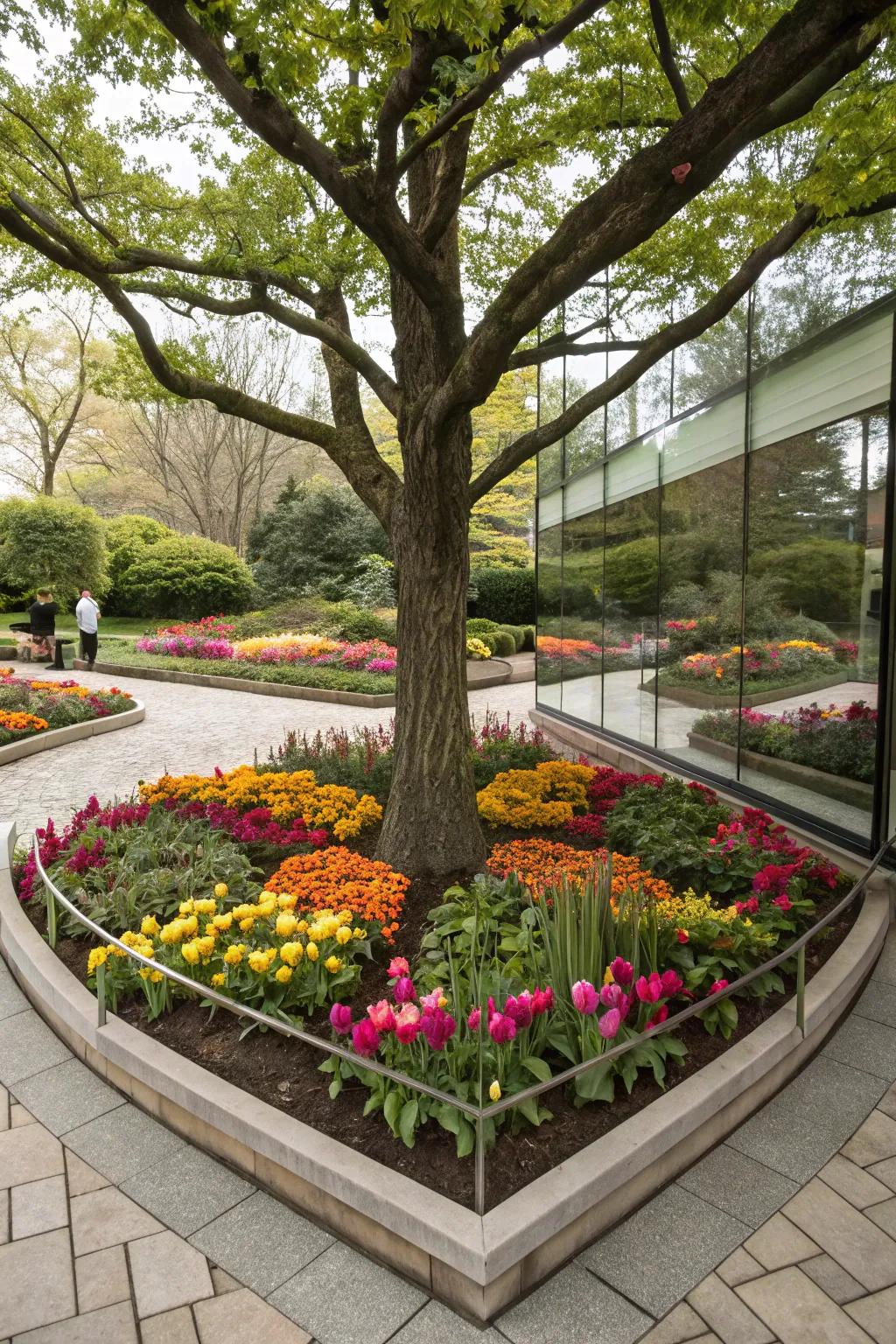 Mirror landscaping offers a unique and modern twist to garden design.