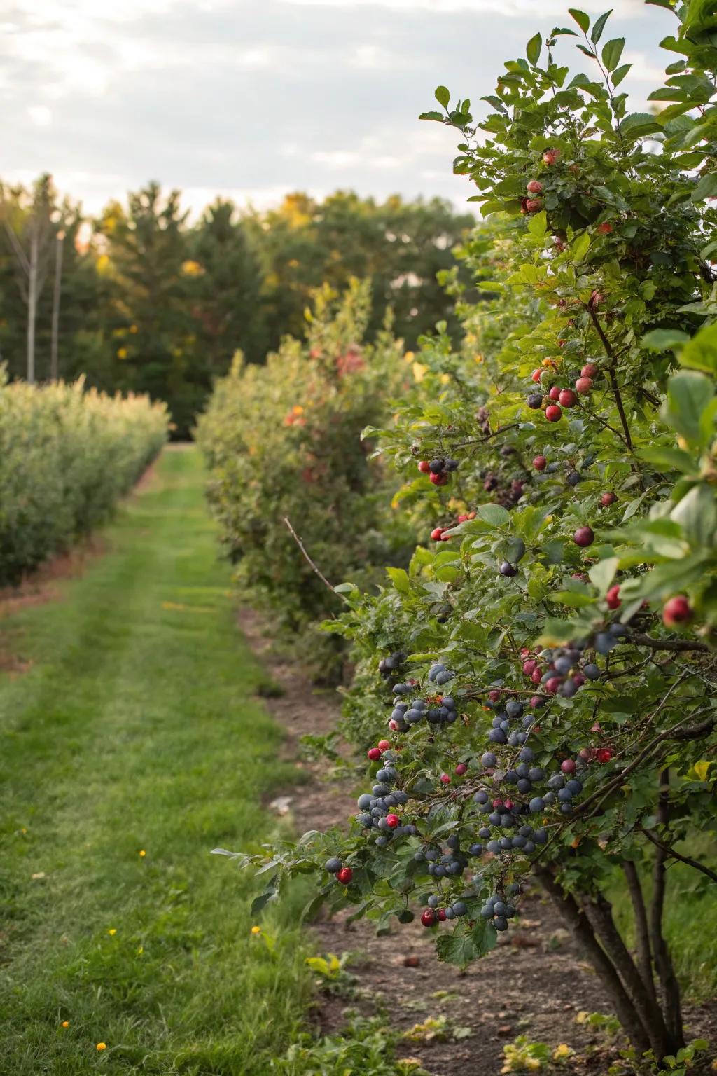 Enjoy homegrown treats with edible tree lines.