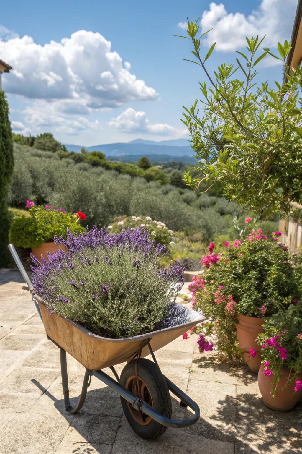 Aromatic delights evoke Mediterranean magic in your garden.