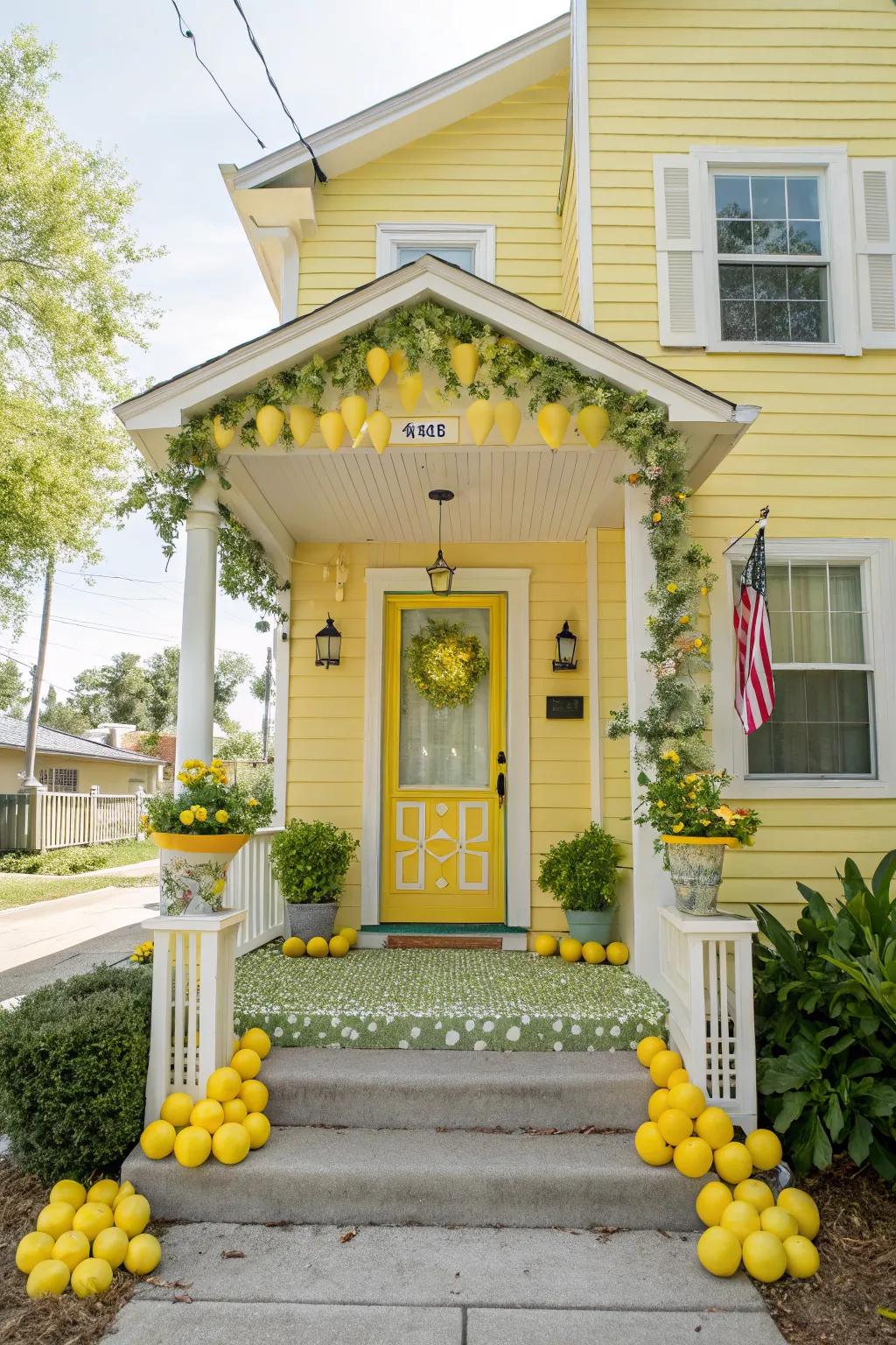 Lemon zest doors add a lively, energetic touch.