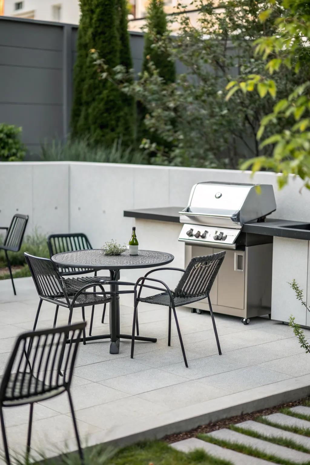 A minimalist design emphasizes simplicity and elegance.