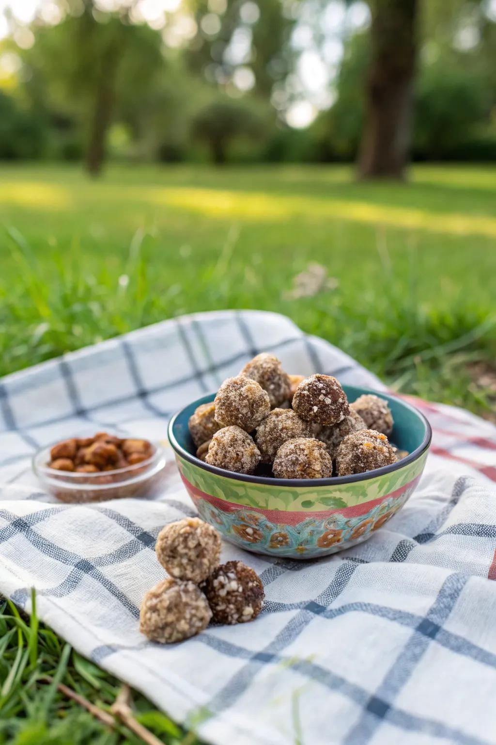 Boost your energy with these delicious almond and date bites.