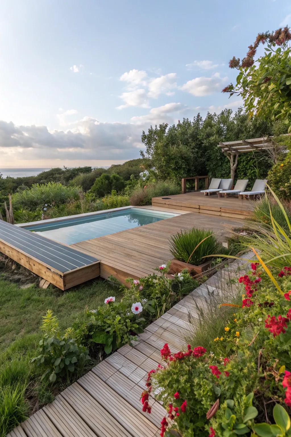 Go green with eco-friendly resurfacing materials.