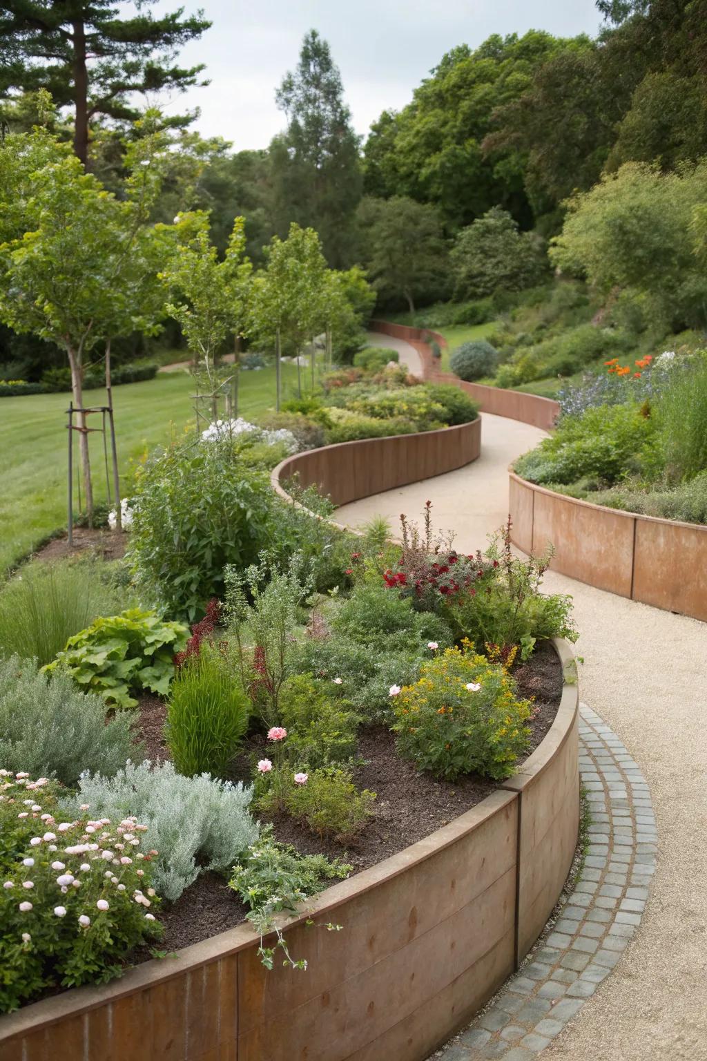 Native plants create a sustainable and thriving garden ecosystem.