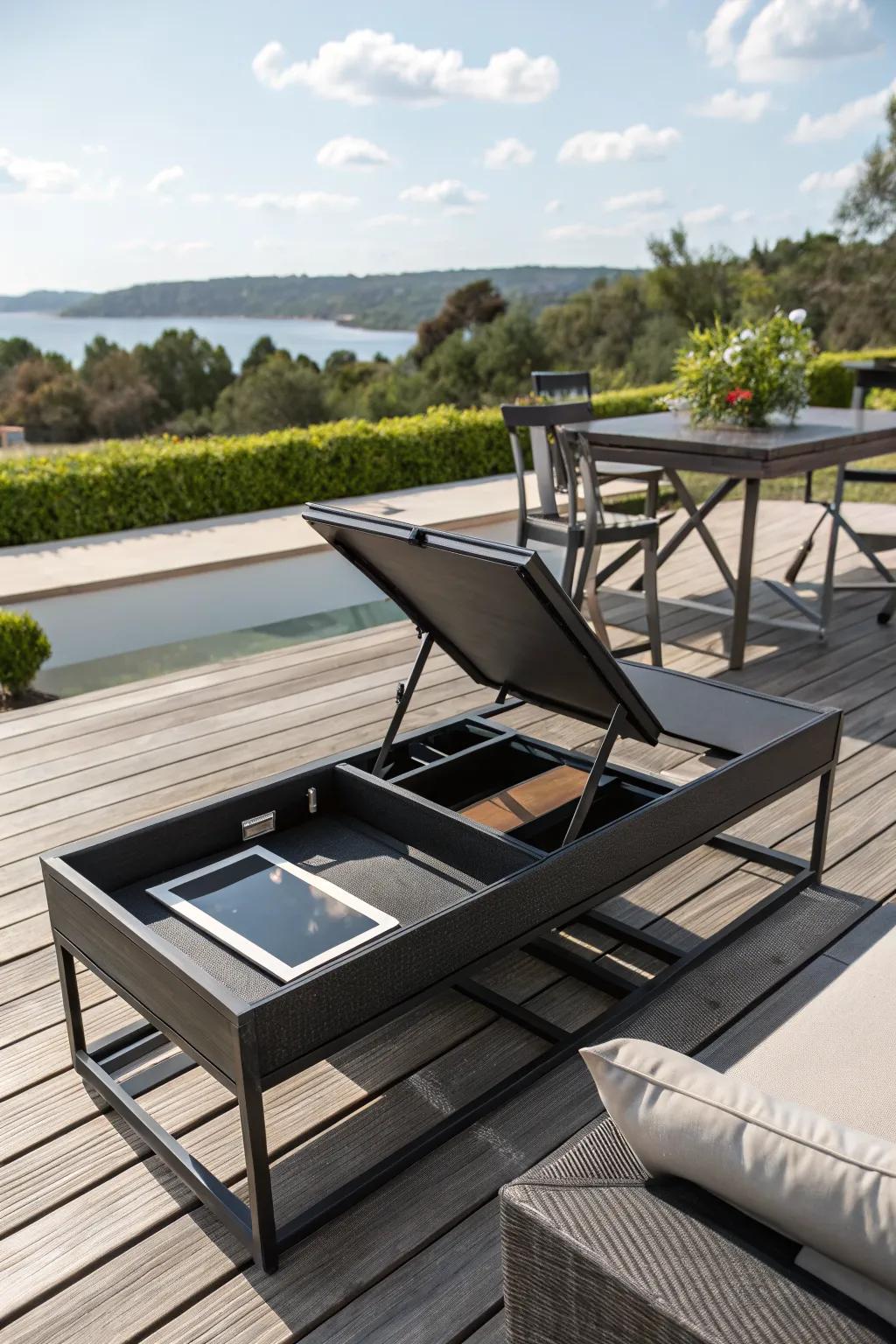 Enjoy versatility with a convertible coffee table.