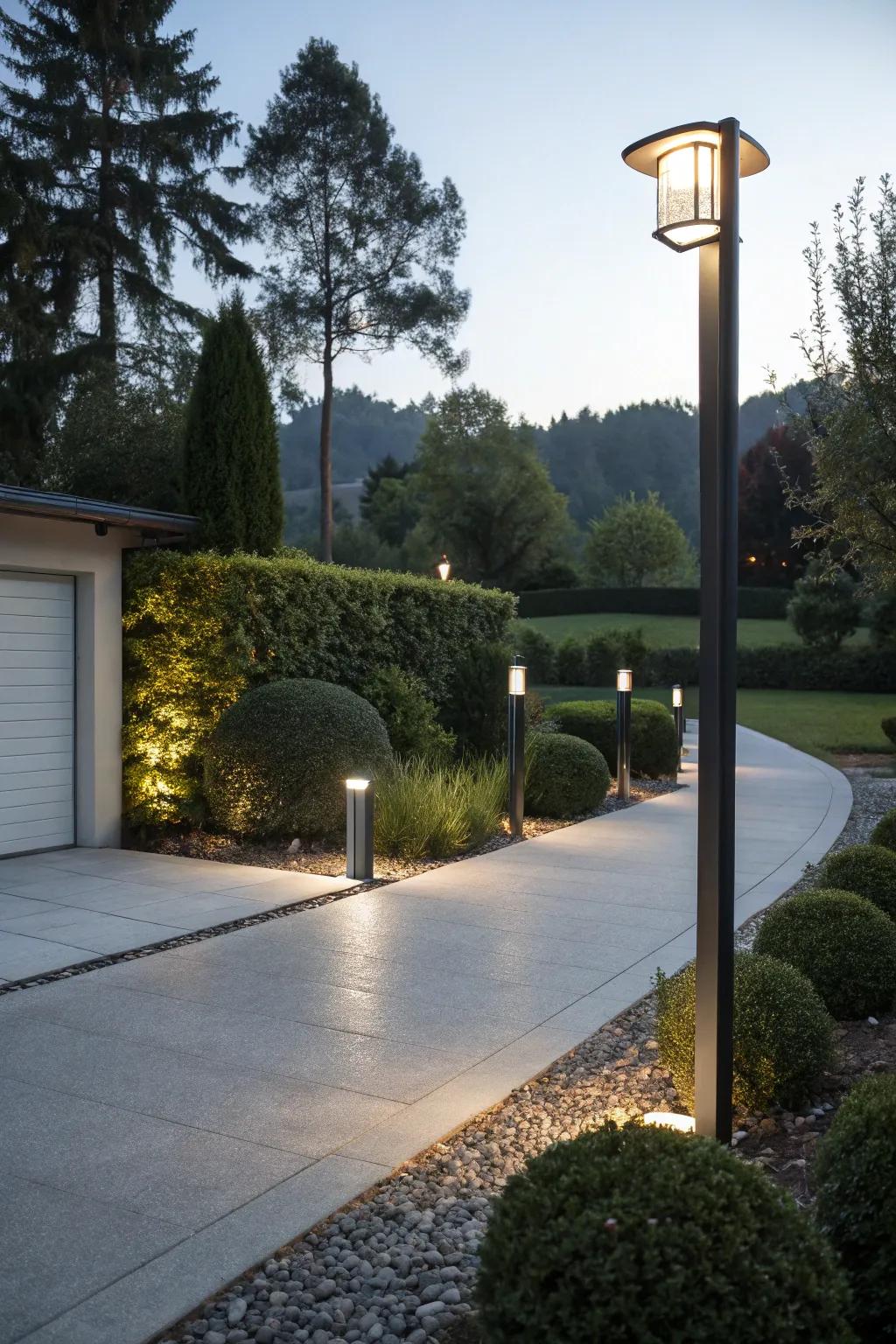 Hidden fixtures provide sleek lighting solutions.