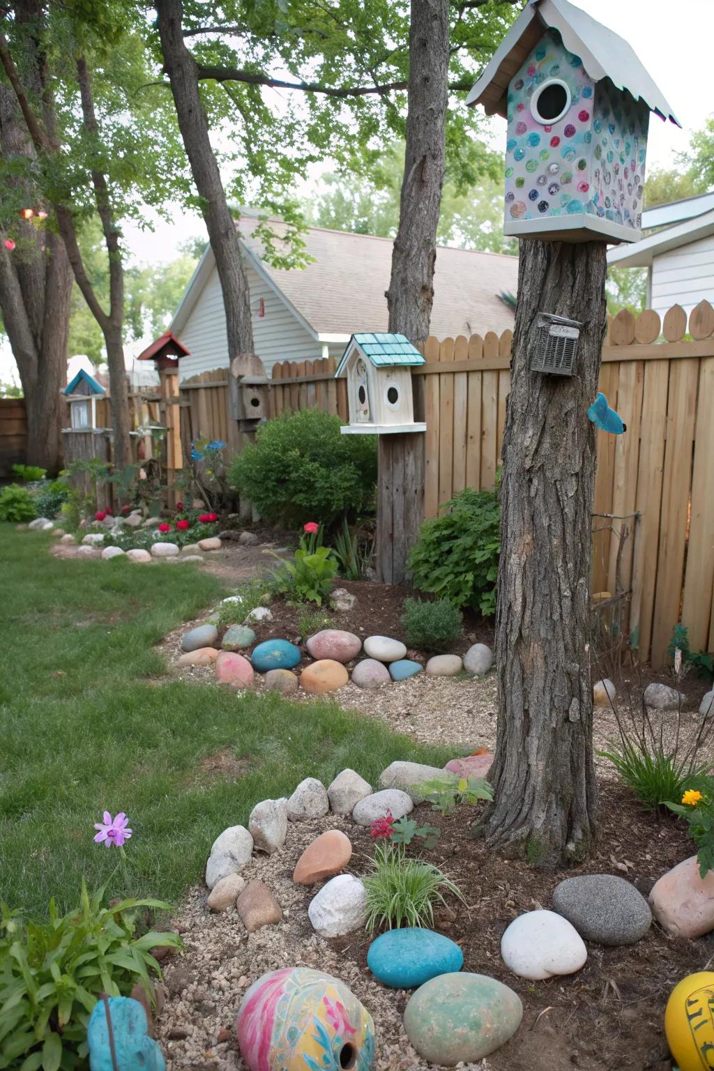 DIY projects add personal flair to the backyard.