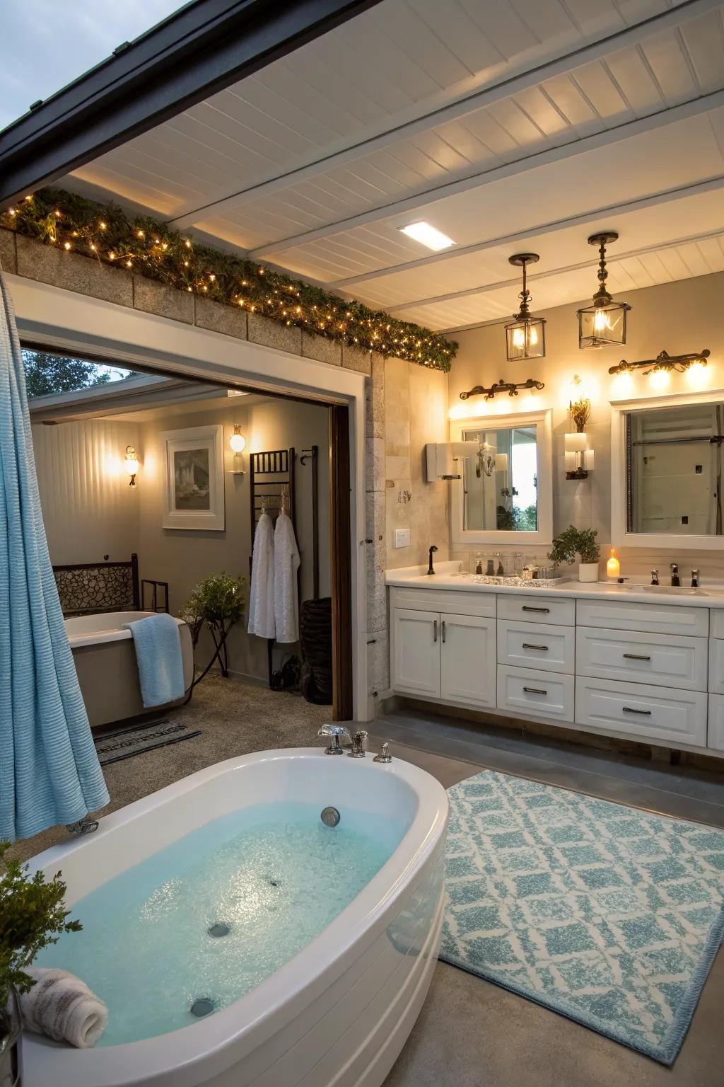 A luxurious retreat for unwinding and relaxation.
