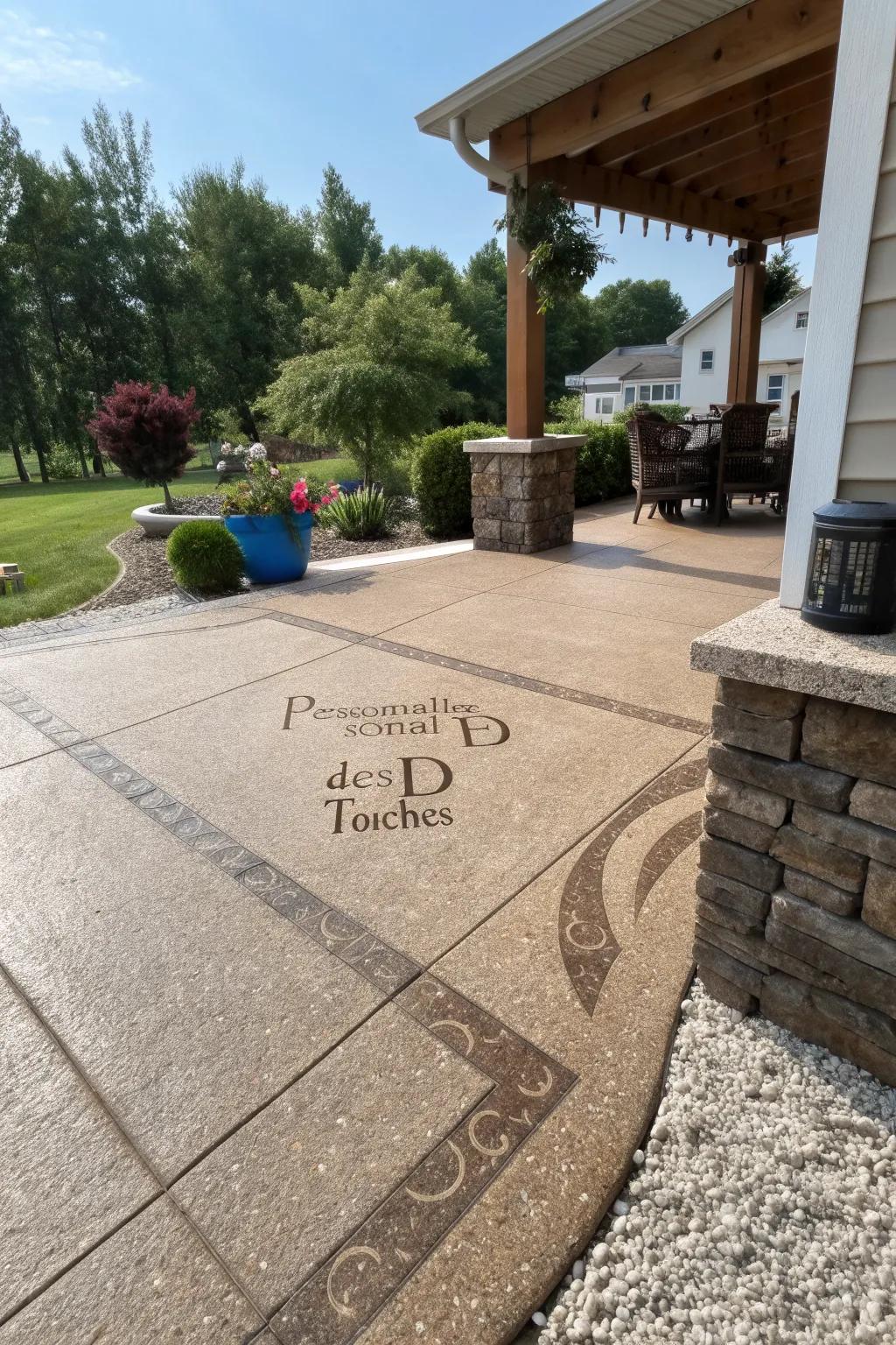 Personalized touches make patios uniquely yours.