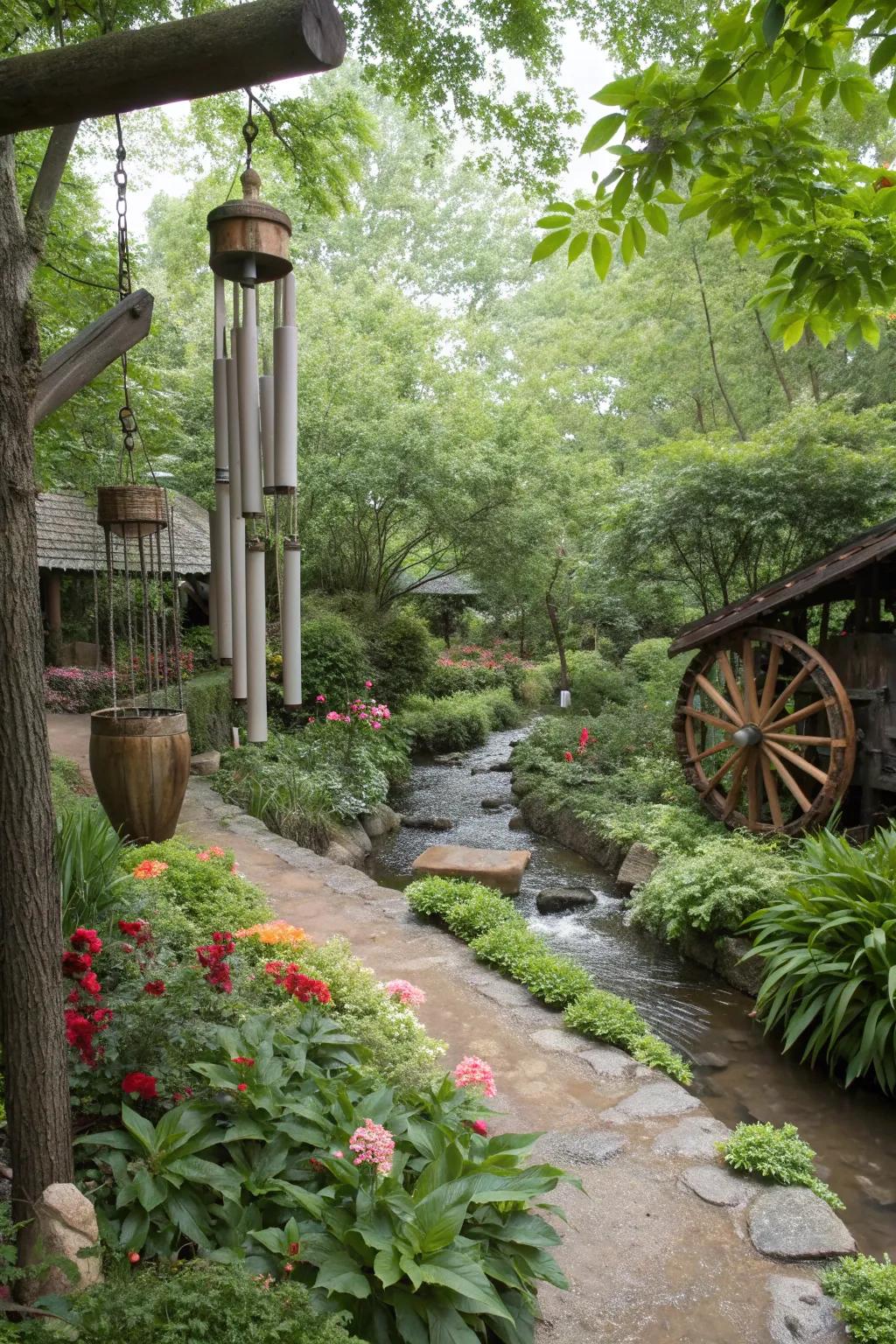 Delight the senses with interactive garden features.