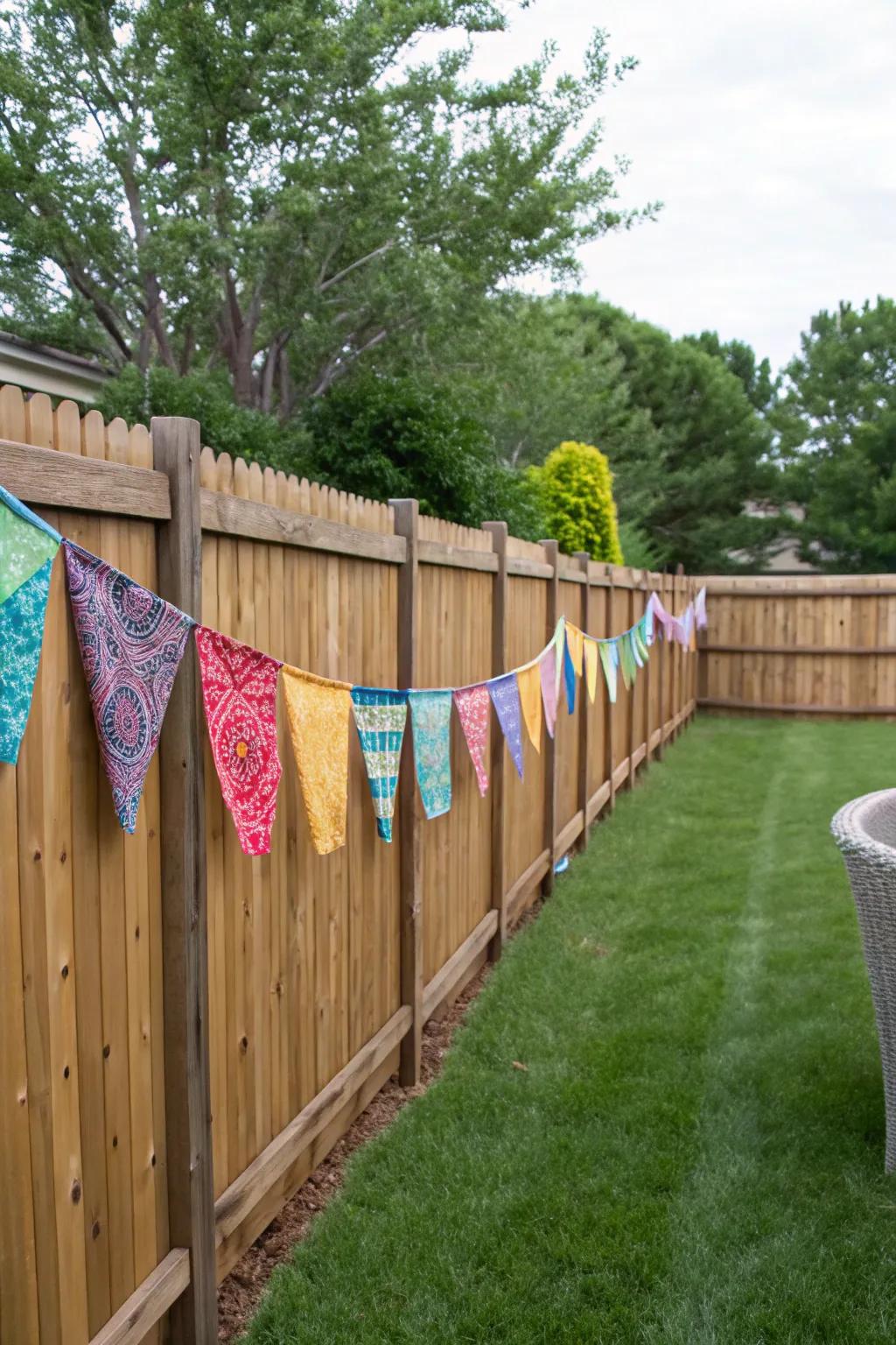Fabric banners offer vibrant, customizable privacy solutions.