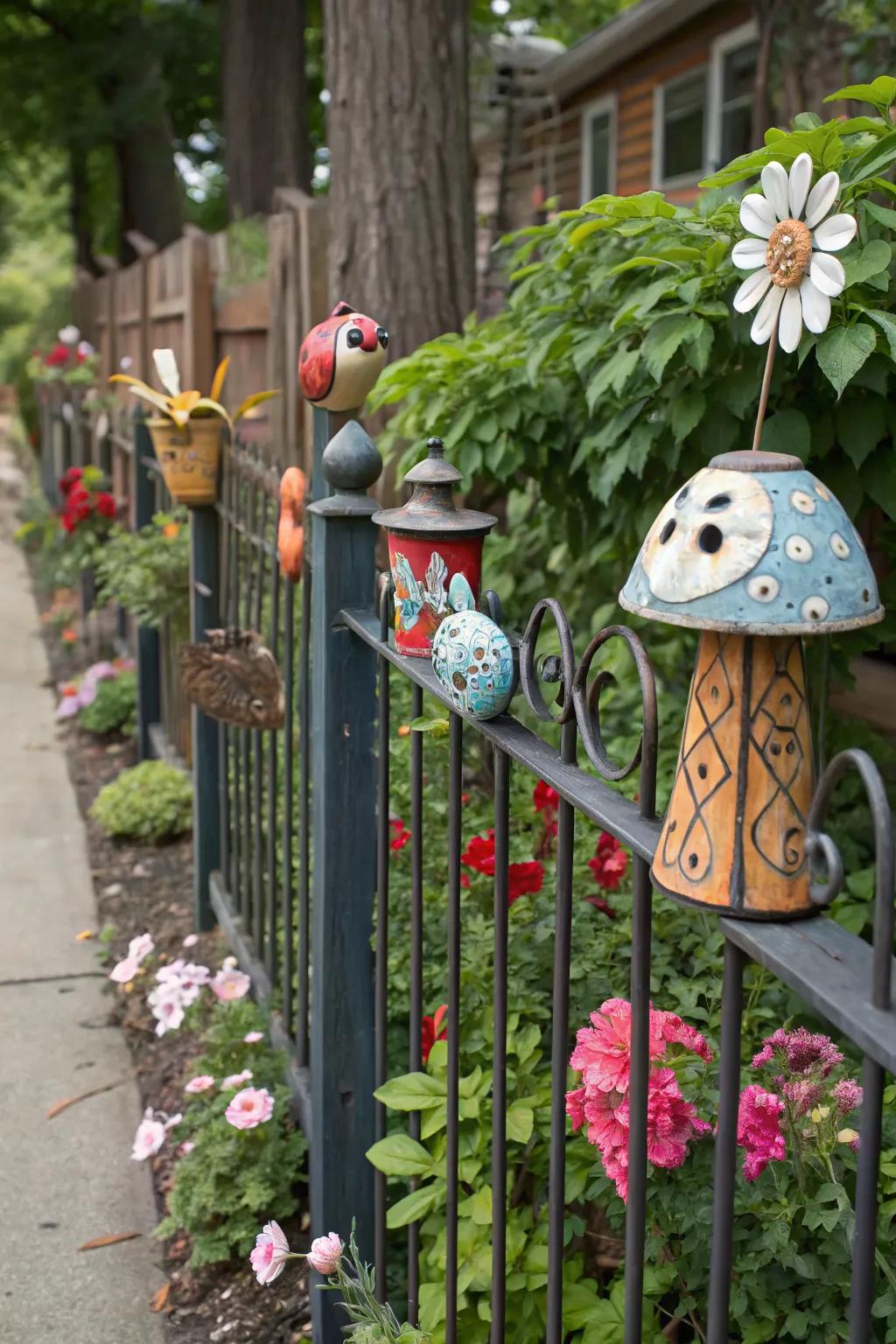 Express your personality with artistic garden accents.
