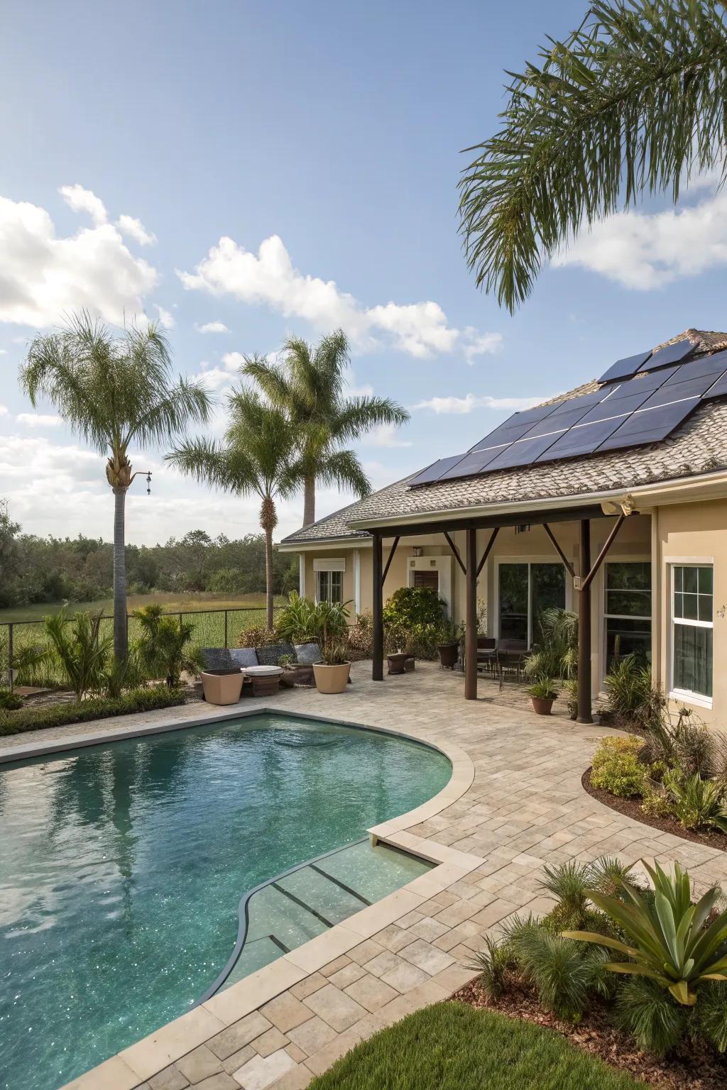 An eco-friendly pool design that cares for the planet.