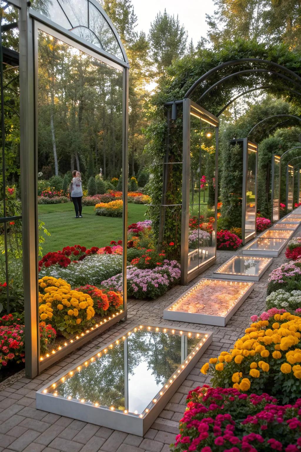 Magical effects with reflective edging.