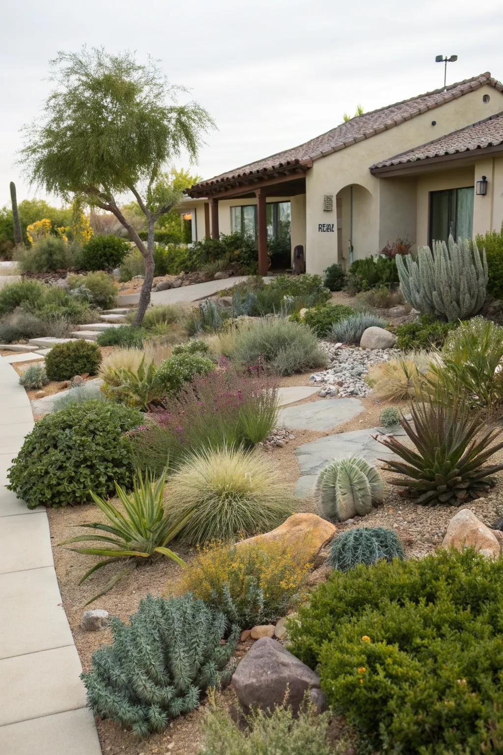Achieve sustainability with water-wise shrubs.