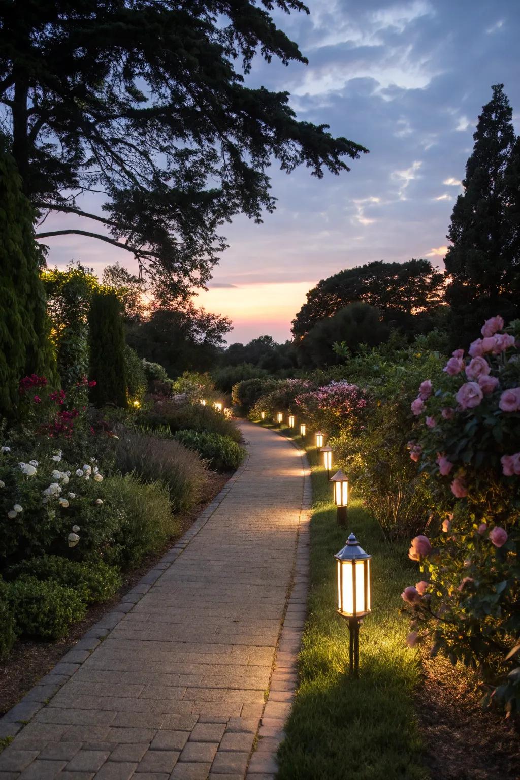 Illuminate your garden with eco-friendly solar lights.