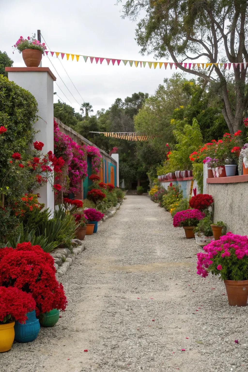 Bold colors add vibrancy and striking contrast.
