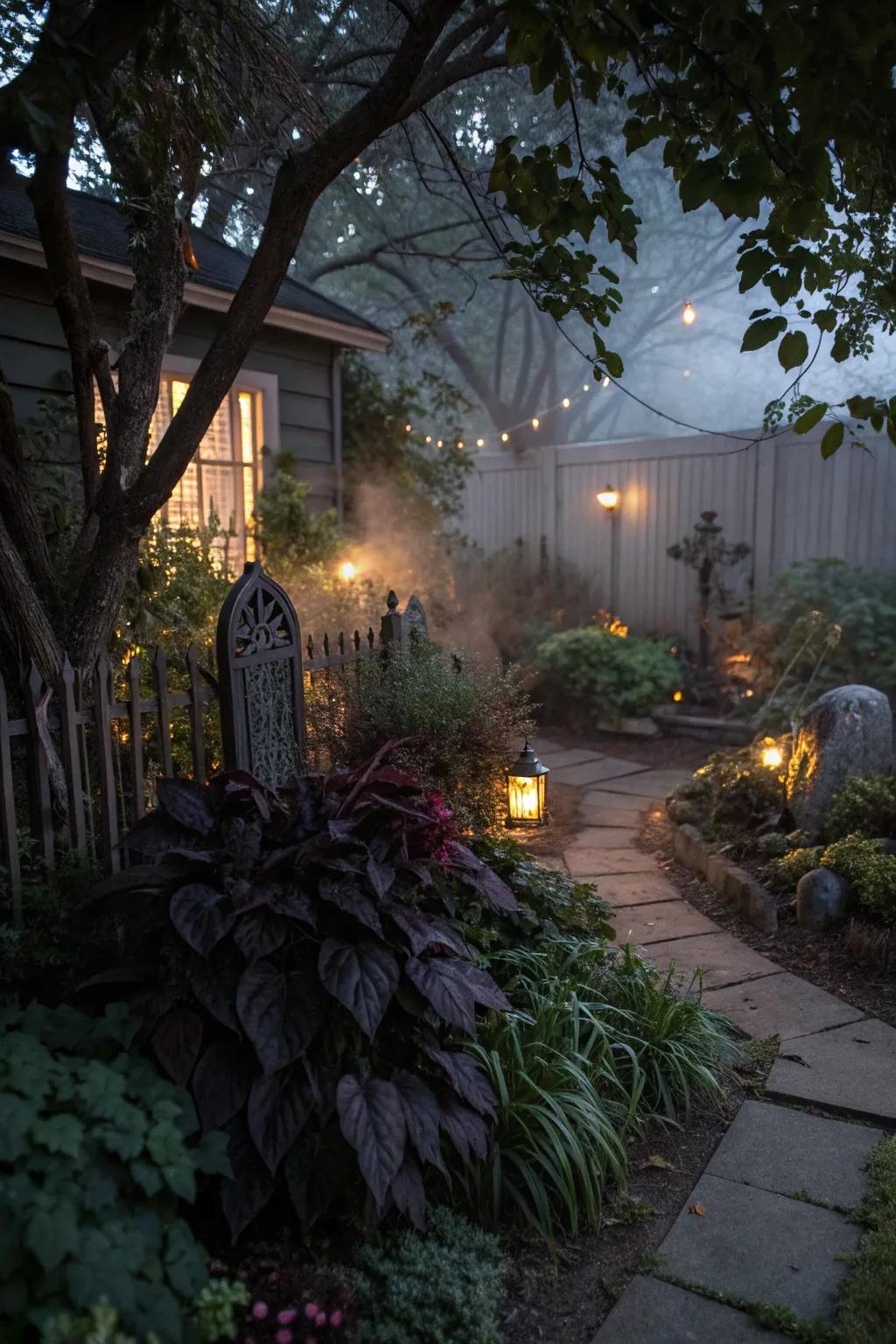 Step into a mysterious and magical fairy garden.