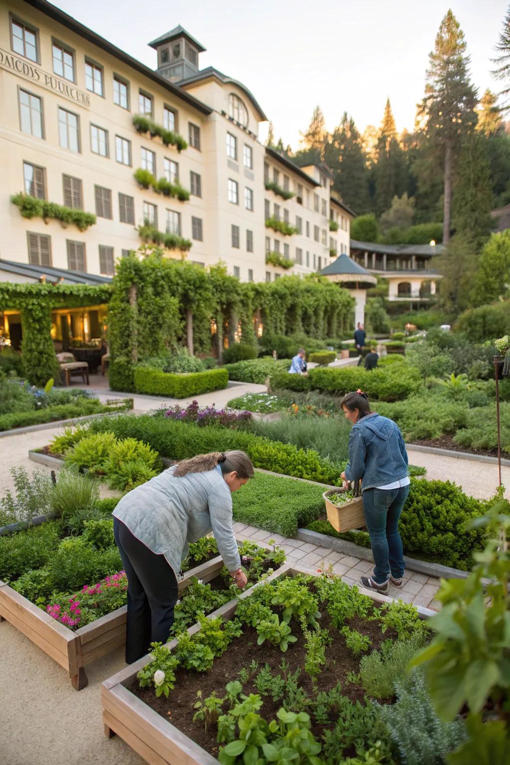 Interactive features make gardens more engaging for guests.