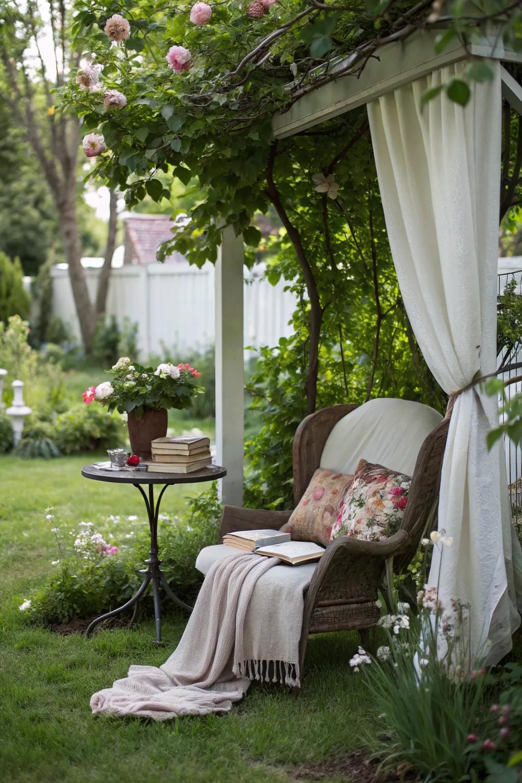 A secret reading nook is a perfect hideaway for book lovers.