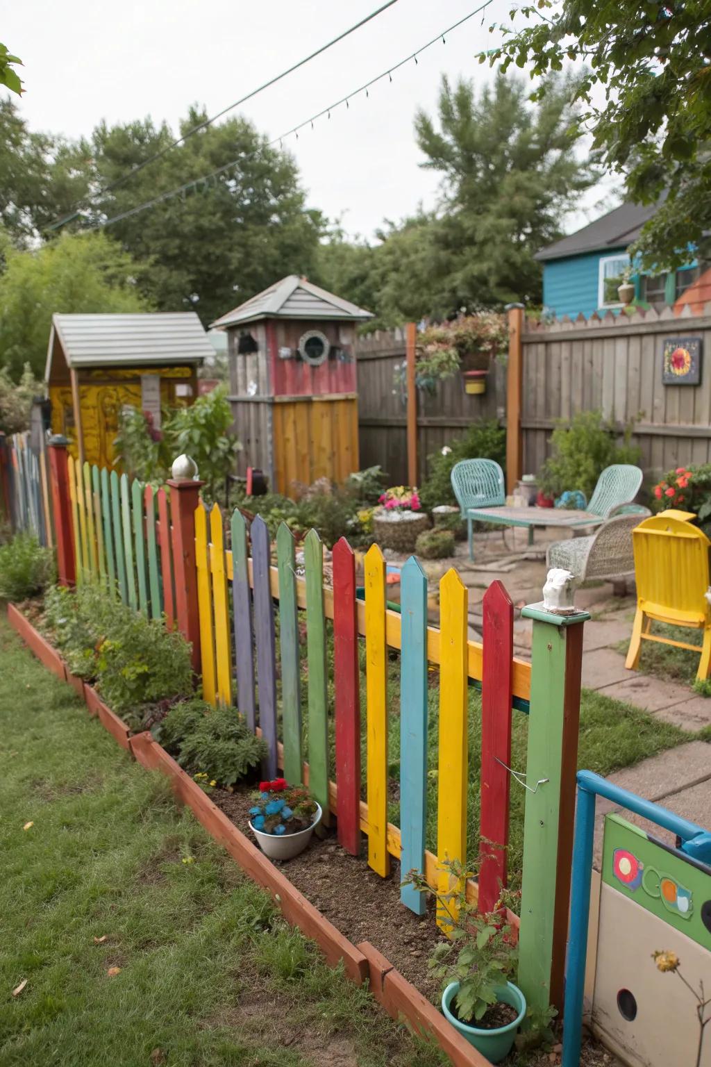 Recycled material fences offer sustainability and character with minimal upkeep.