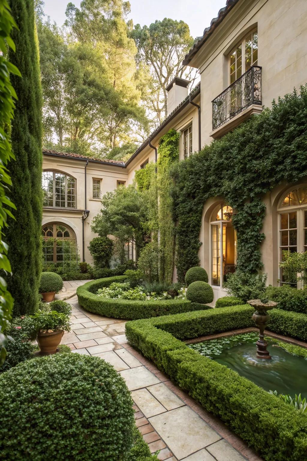 Hidden courtyards that offer a private escape and tranquility.