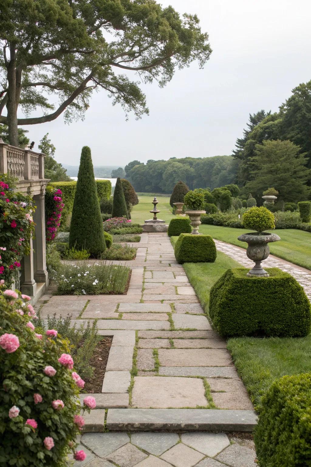 Add timeless appeal with classic garden features.