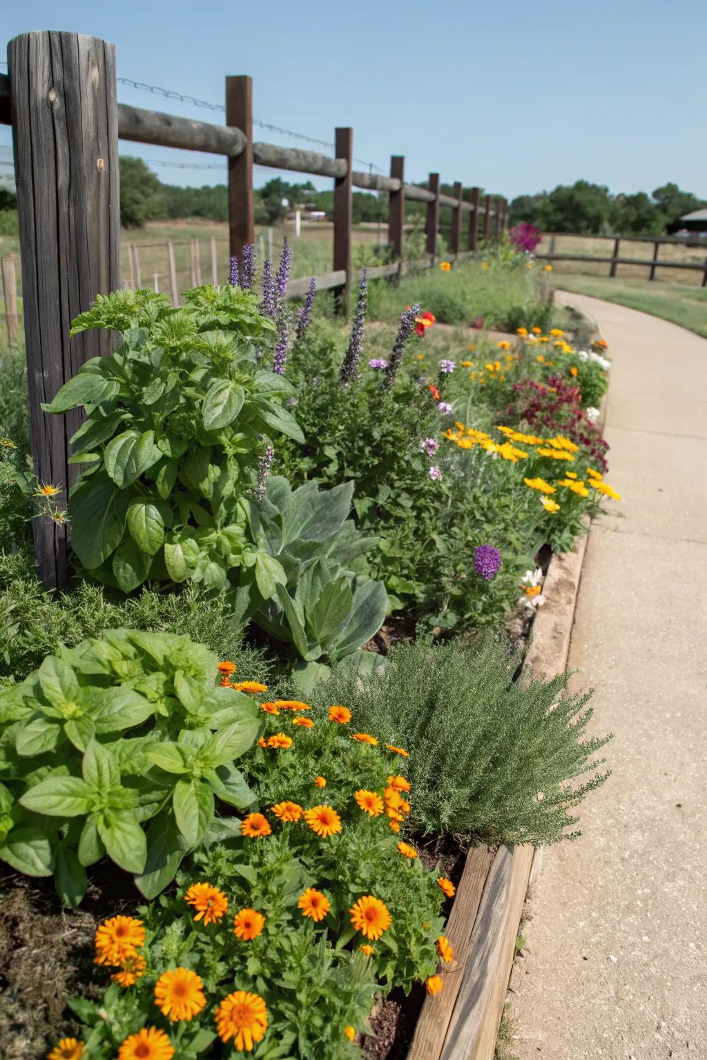 Edible plants add function and beauty to the garden.