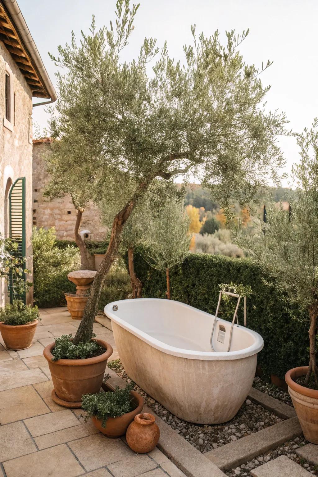 Mediterranean escape with sun-drenched charm.