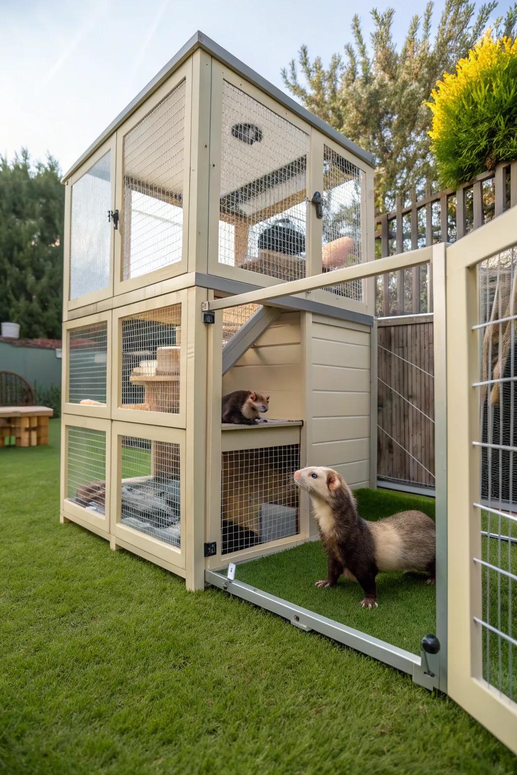 13 Creative Outdoor Ferret Enclosure Ideas 13 Creative Outdoor Ferret Enclosure Ideas