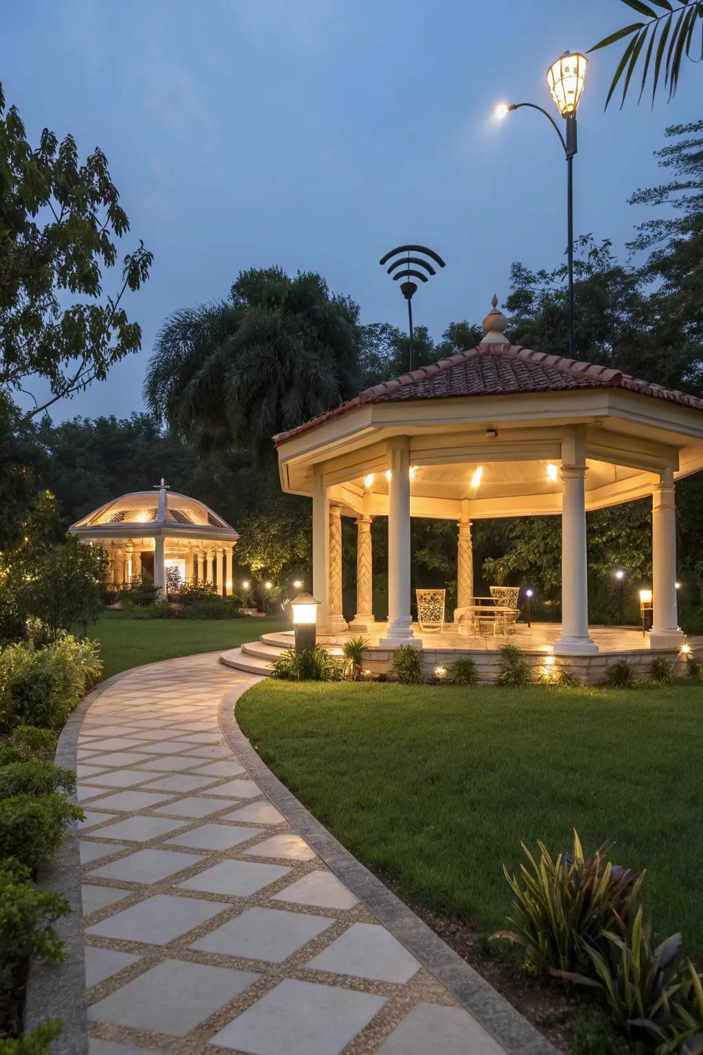 Wireless lighting allows for flexible and convenient illumination.