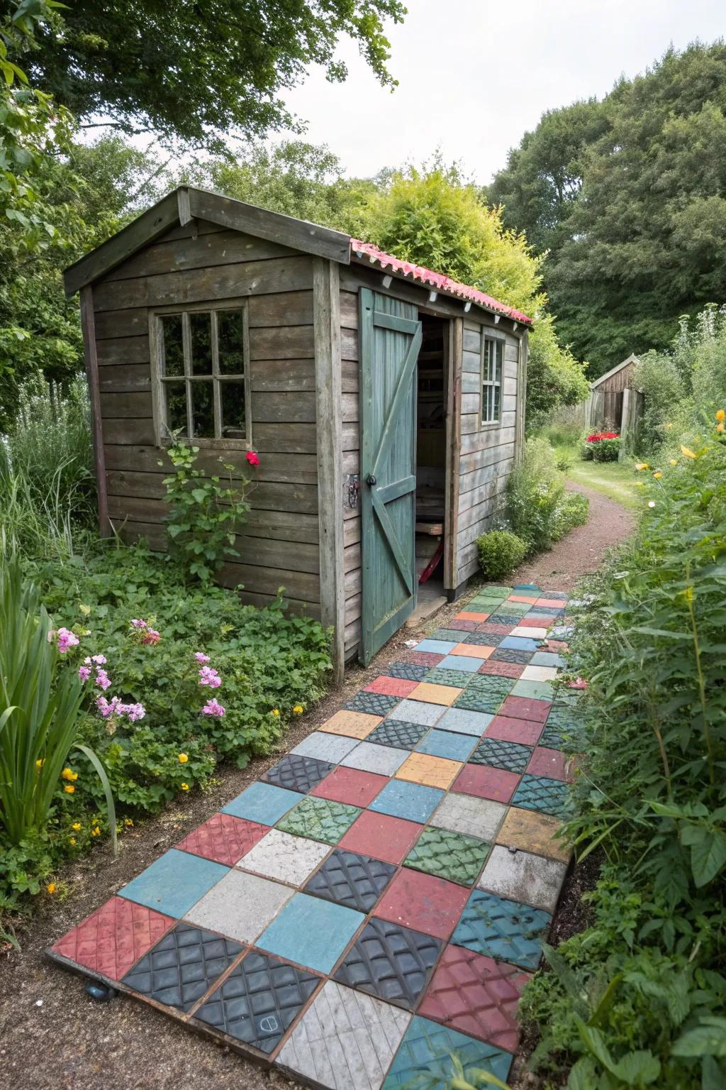 Recycled plastic tiles provide a sustainable, durable solution