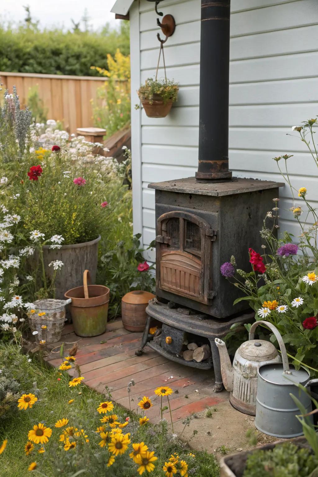 Create a nostalgic retreat with cottagecore vibes.