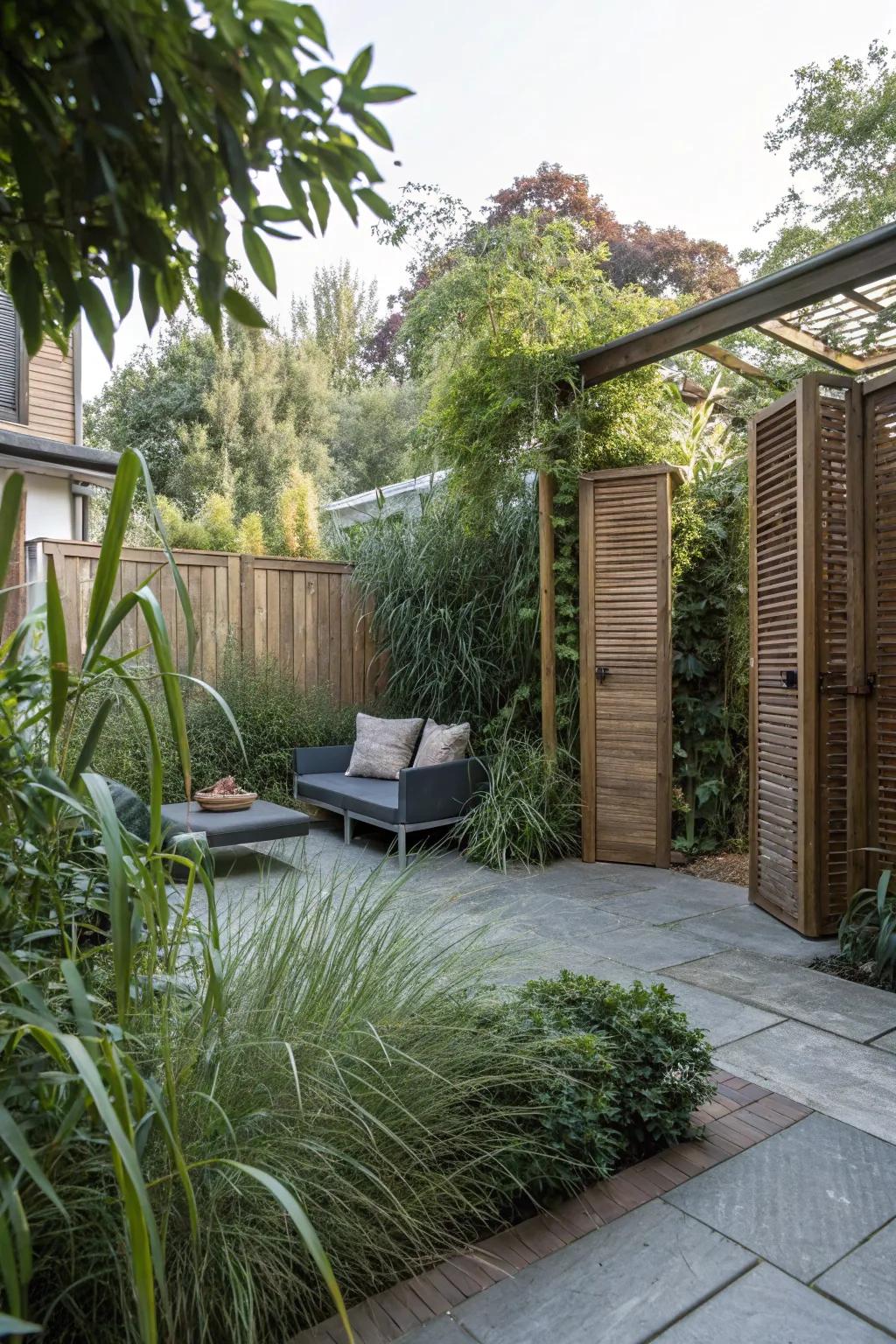 Hidden oases provide a private escape in your backyard.