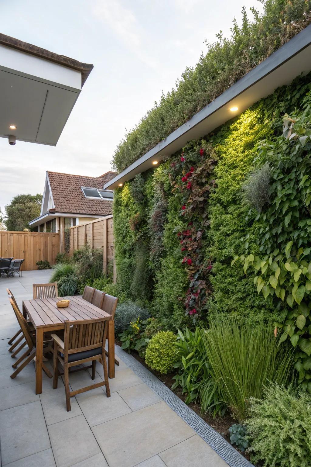 Vertical vitality: Lush garden walls
