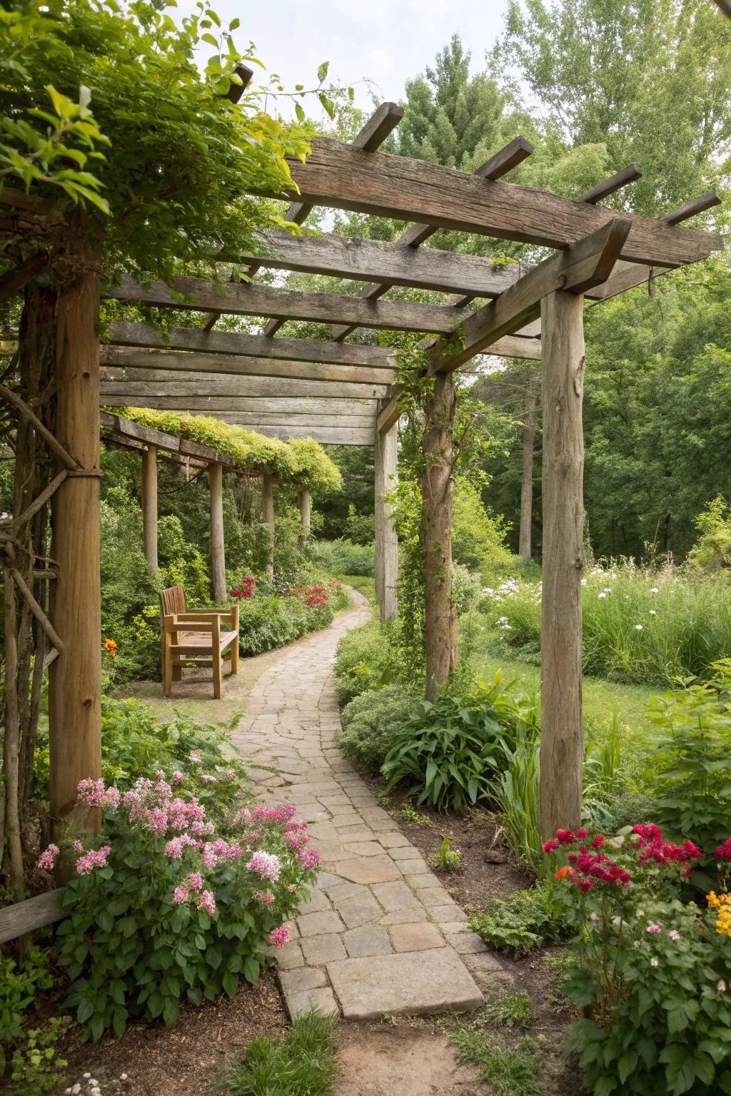 Go green with an eco-friendly pergola design.