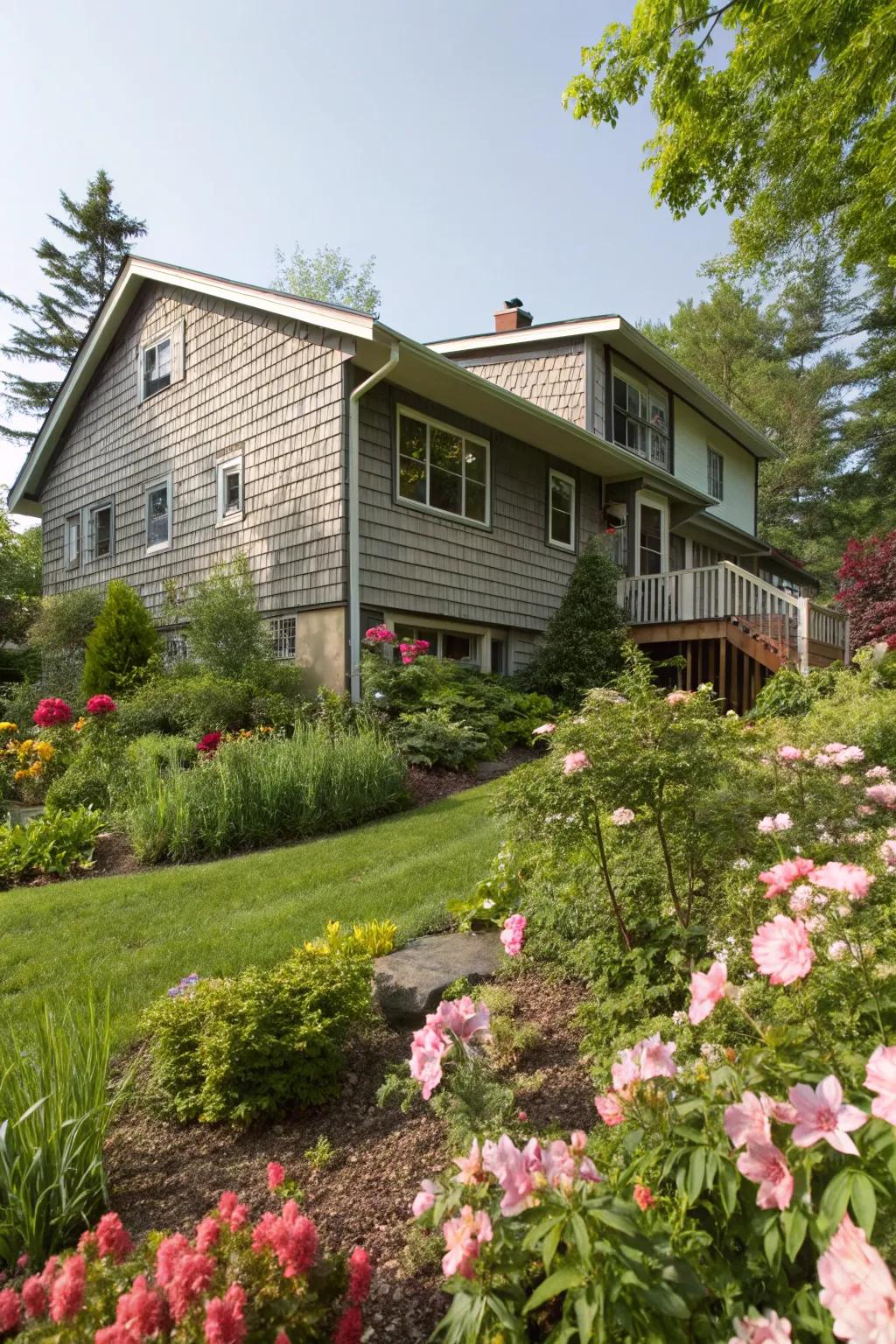 Textured finishes bring dimension and character to siding.