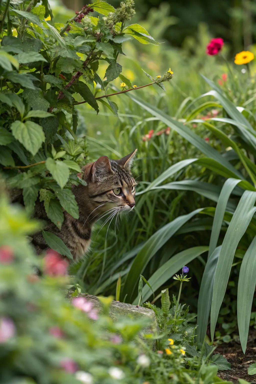 Camouflage your shed for a seamless garden look.