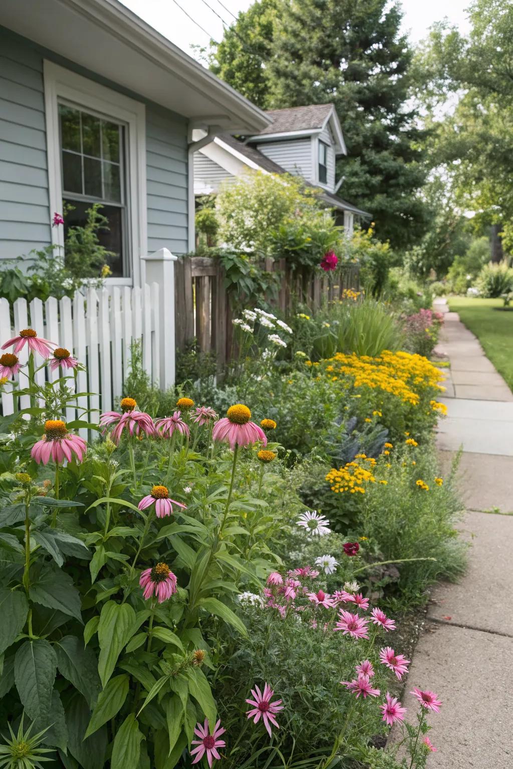 Low-maintenance beauty with native plants.
