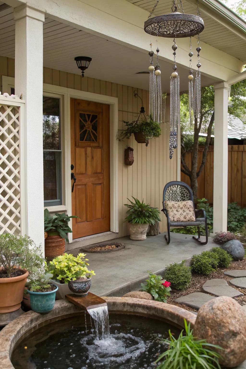 Create a soothing environment with enchanting accents.