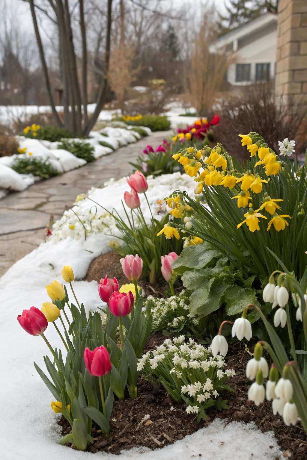 Bulb rotation ensures year-round beauty.